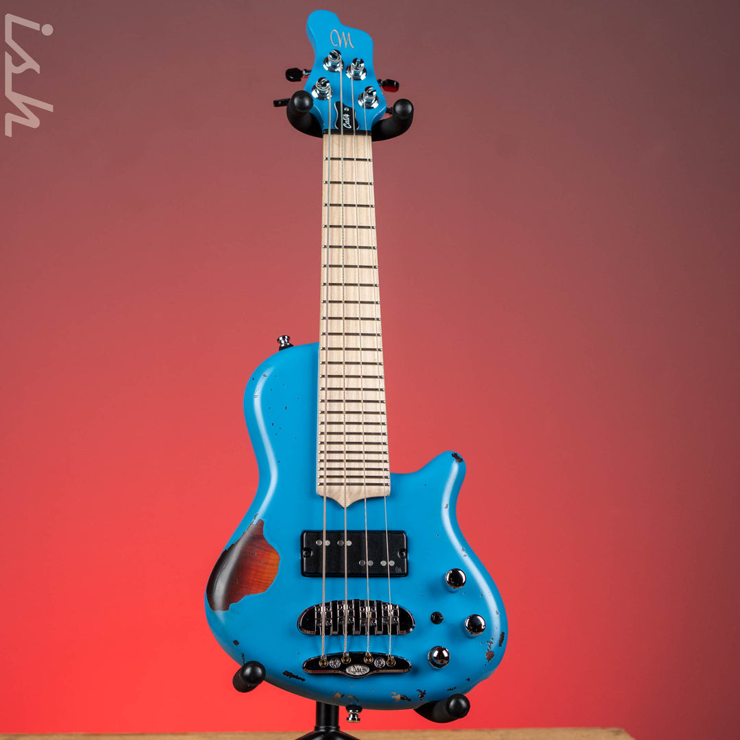 Mayones Cali 4 Bass Guitar Daphne Blue Relic
