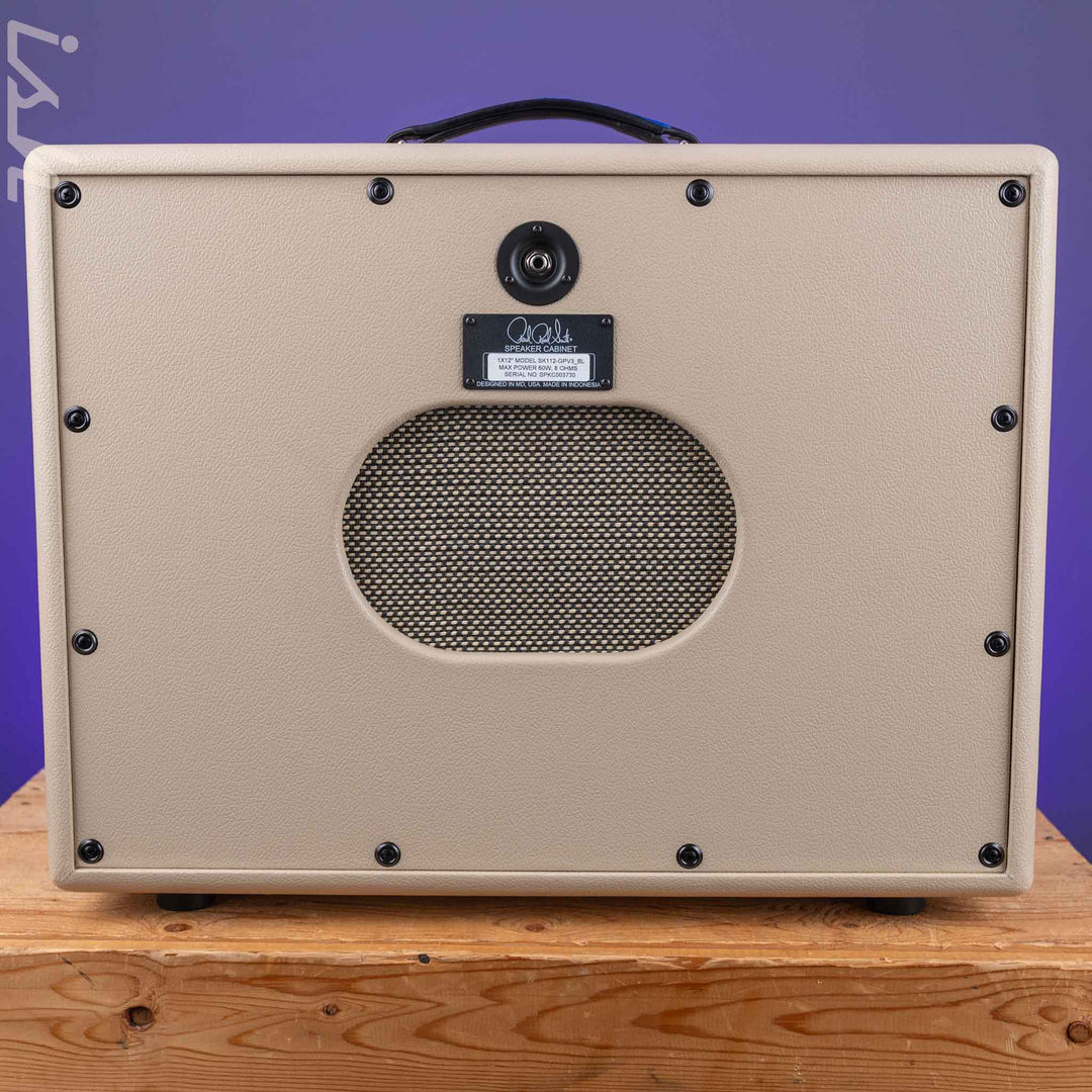 2024 PRS DGT 1x12" Speaker Cabinet David Grissom Signature Blonde Tolex