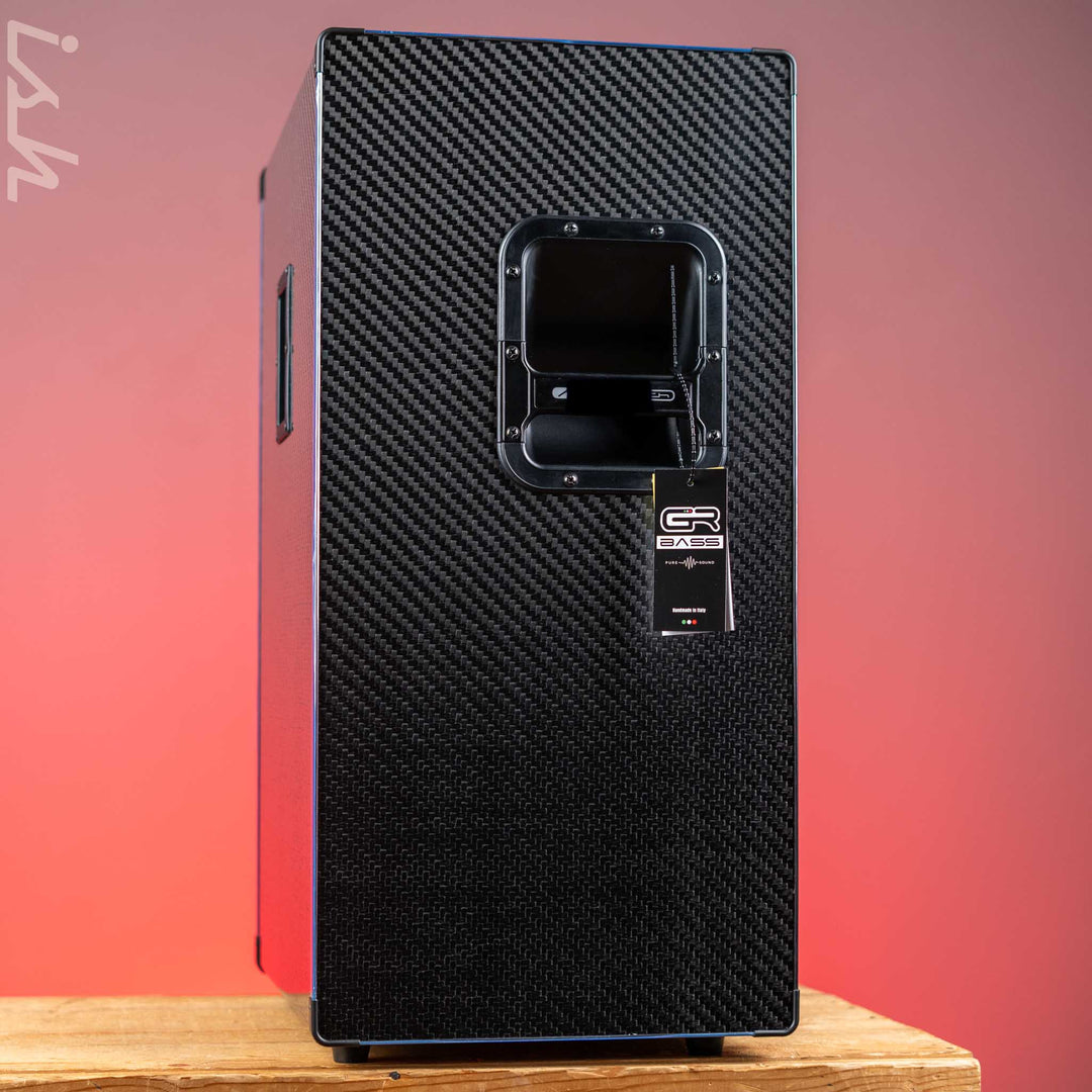 GR Bass AT 212+ 900W 4 Ohm Bass Cabinet Black Carbon Fiber