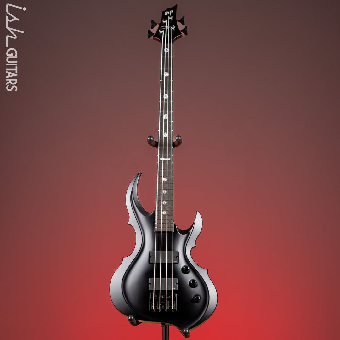 2022 ESP Guitars Tom Araya FRX Signature Bass MIJ Custom Shop Black Satin