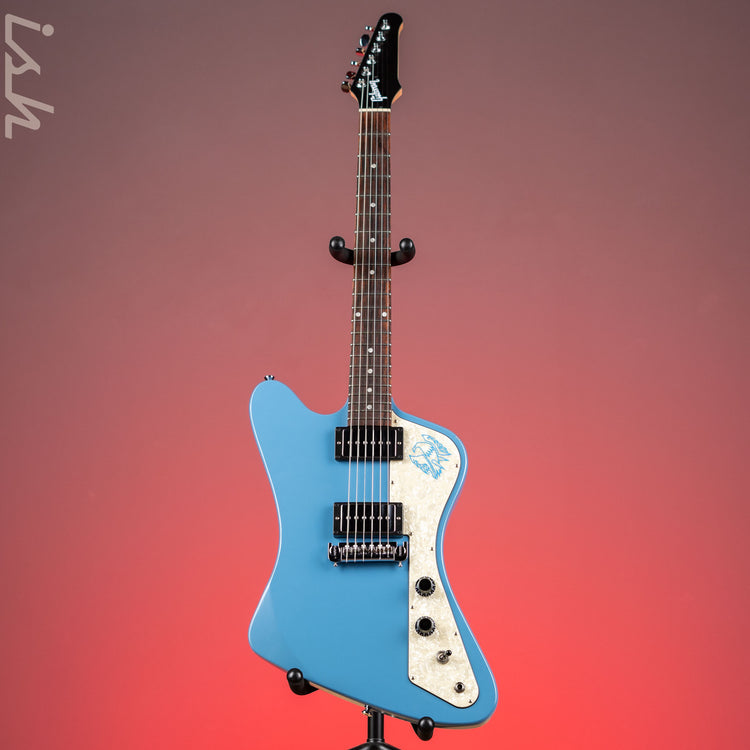 2017 Gibson Firebird Zero Electric Guitar Pelham Blue – Ish Guitars