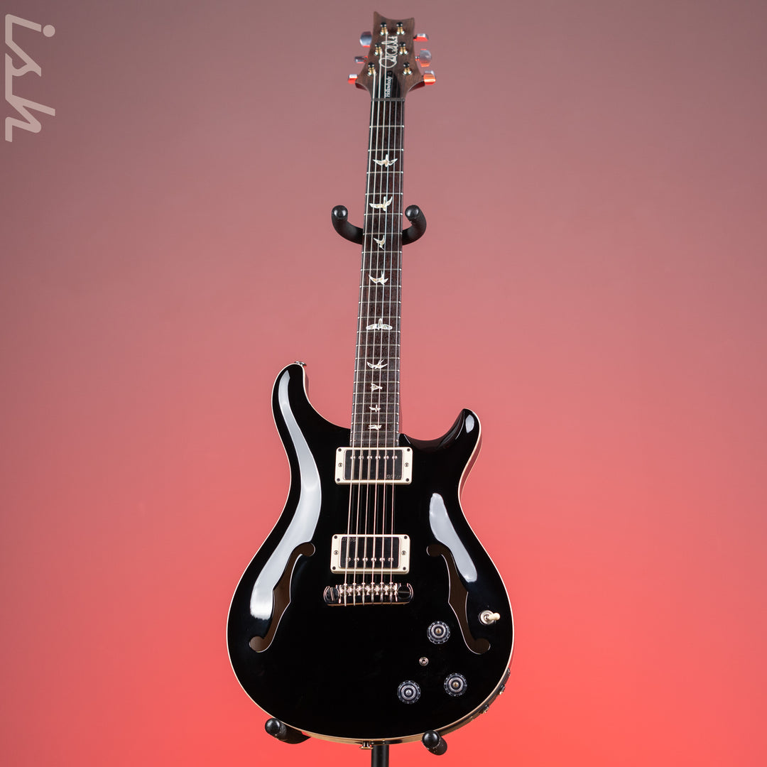 2022 PRS Hollowbody II Piezo Black Gloss W/ Natural Binding