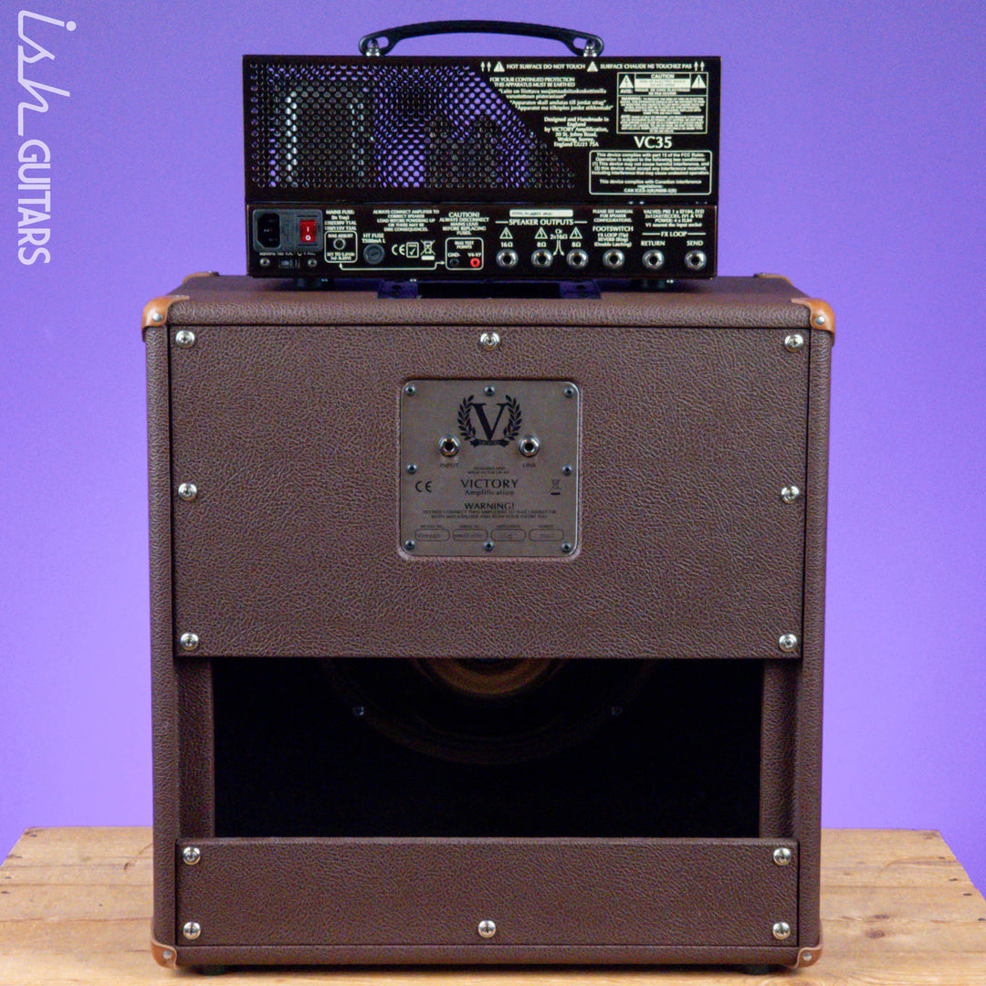Victory VC35 "The Copper" Guitar Amplifier Head w/ V112-VB Gold 1x12 Cabinet