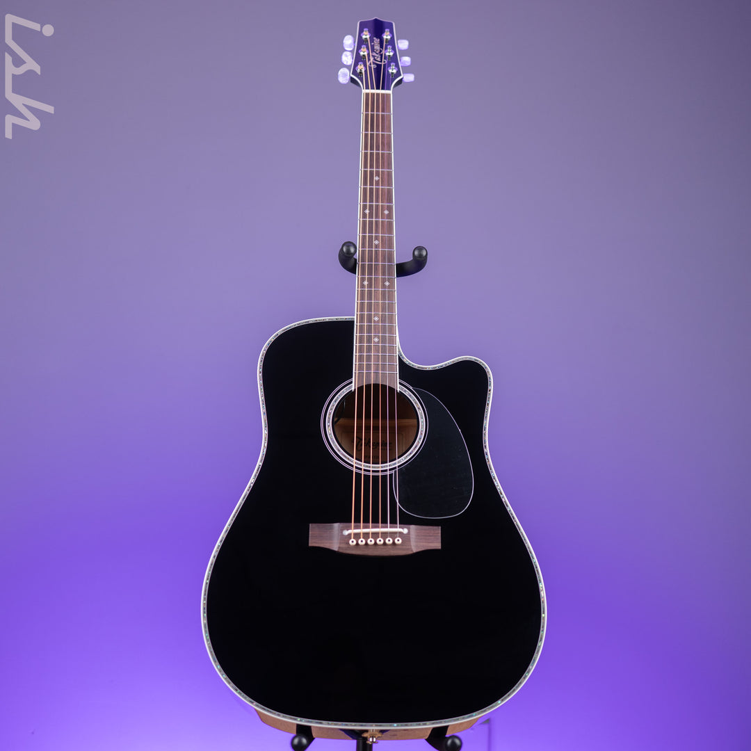 Takamine EF341DX Acoustic-Electric Guitar Black Demo