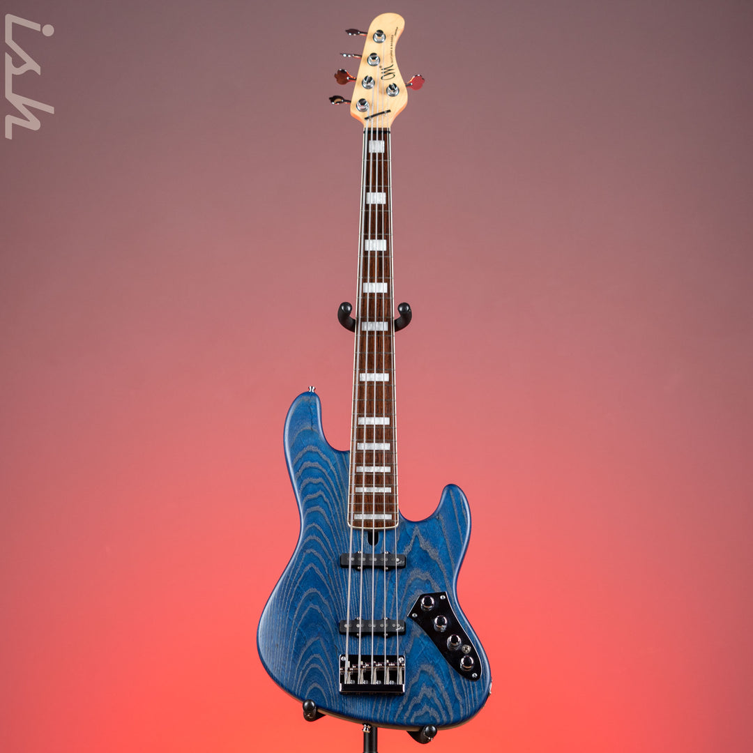 2015 Mayones Jabba 5 Custom Trans Blue