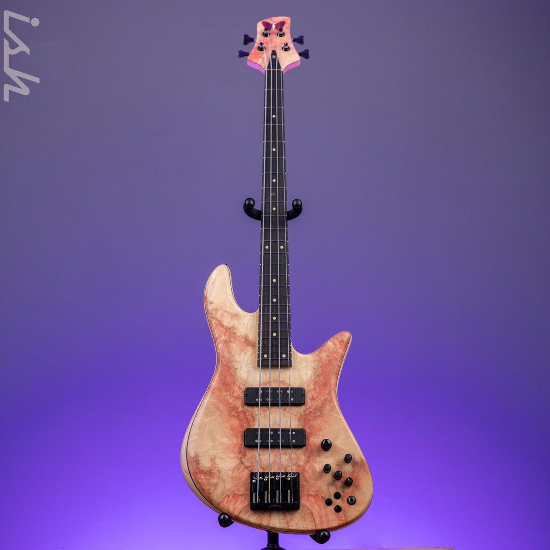 Fodera 40th Anniversary Emperor Deluxe 4-String Bass Natural Japanese Maple