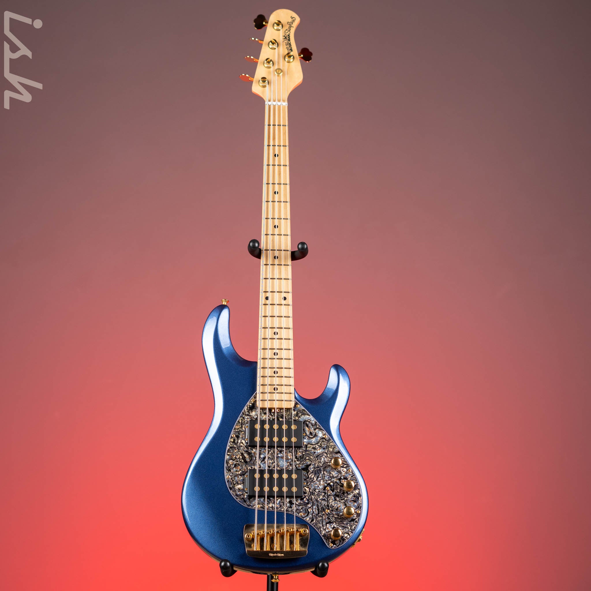2017 Ernie Ball Music Man StingRay 5 Pace Car Blue Metallic – Ish