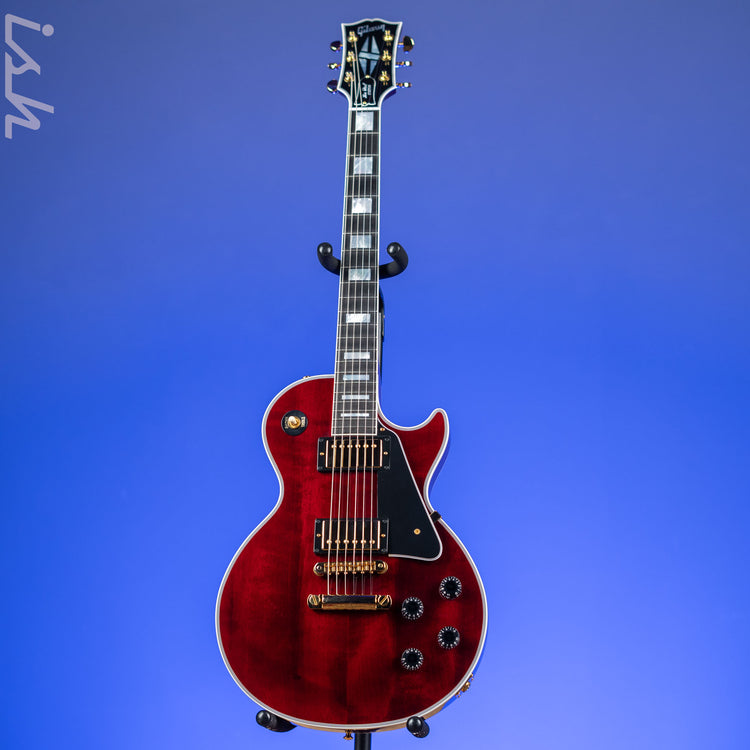 2021 Gibson Les Paul Custom Wine Red w/ Gold Hardware – Ish Guitars