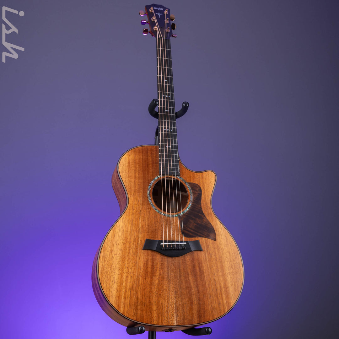 Taylor 724ce Acoustic-Electric Guitar Natural Hawaiian Koa Demo