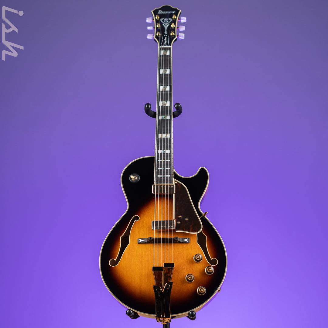Ibanez GB10 George Benson Signature Hollowbody Brown Sunburst
