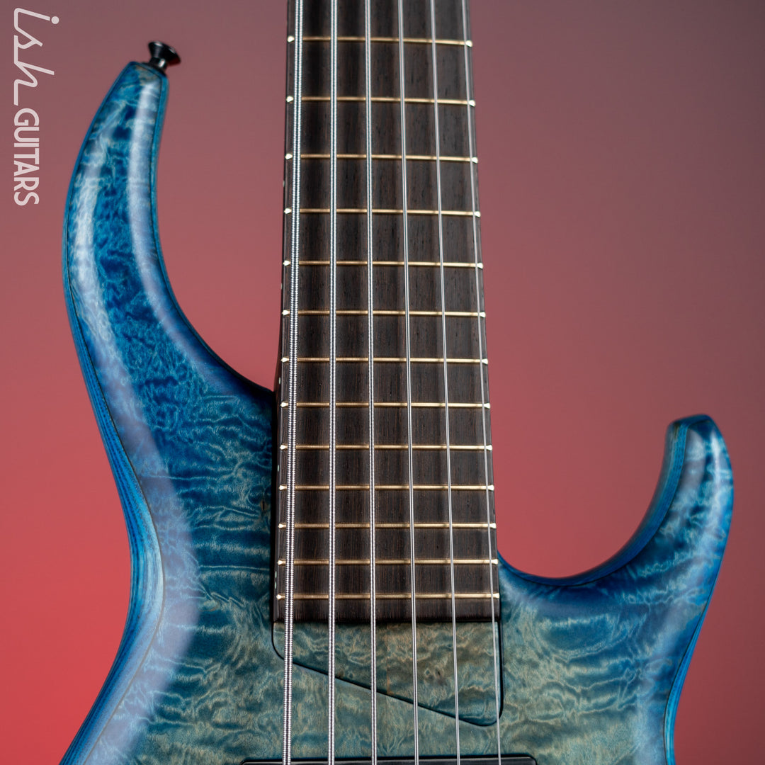 MTD 635-24 6-String Bass NAMM Blue Burst