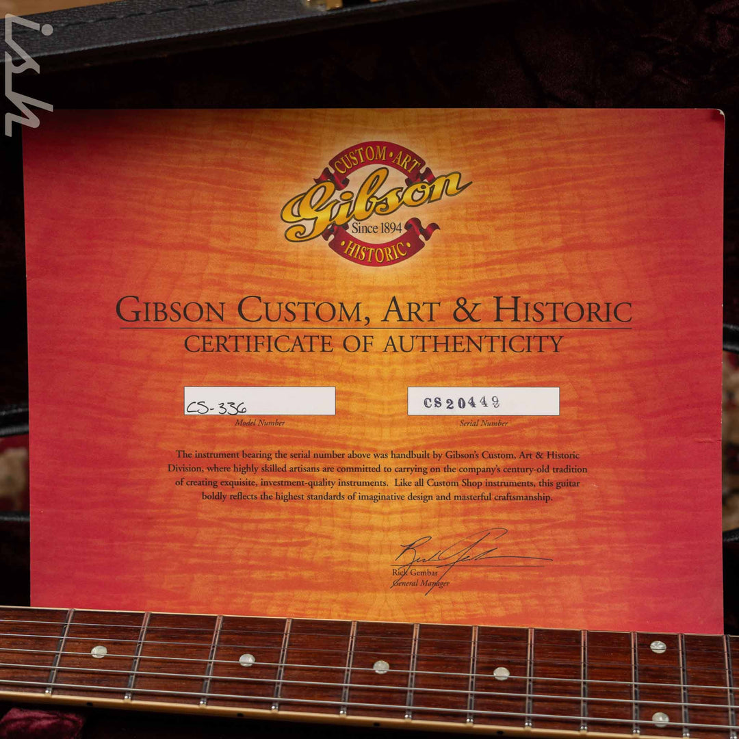 2002 Gibson Custom Shop CS-336 Cherry