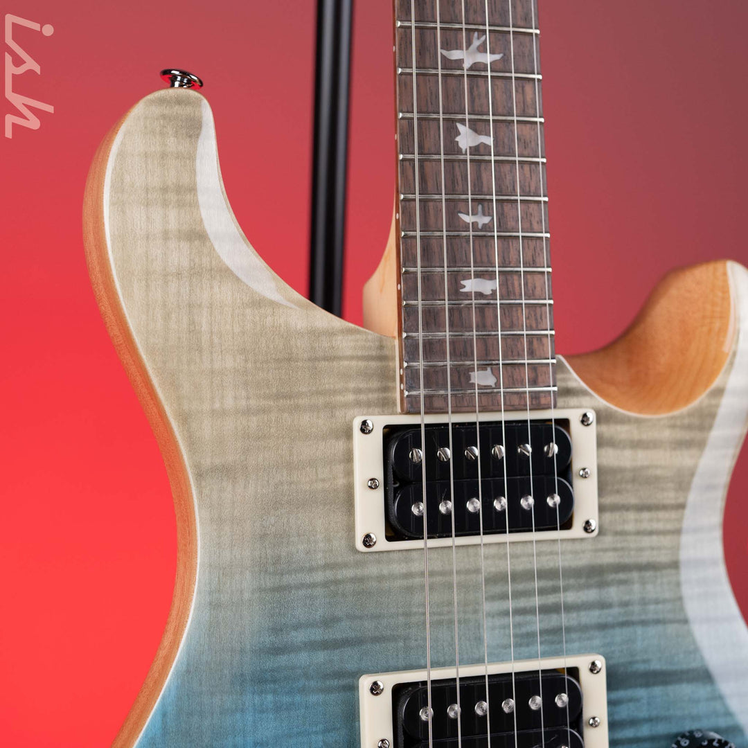 PRS SE Custom 24 Electric Guitar Blue Fade Demo