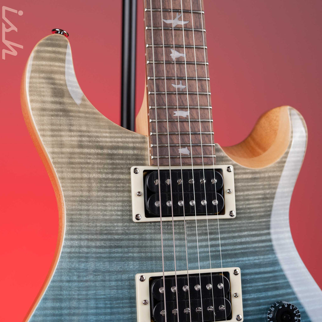 PRS SE Custom 24 Electric Guitar Blue Fade Demo