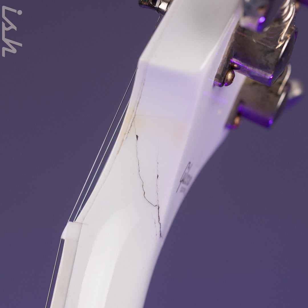 2022 Gibson Les Paul Custom White - Headstock Repair