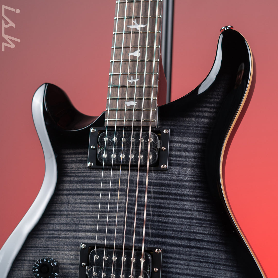PRS SE 277 Baritone Left Handed Electric Guitar Charcoal Burst