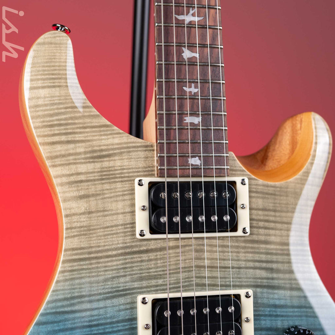 PRS SE Custom 24 Electric Guitar Blue Fade Demo
