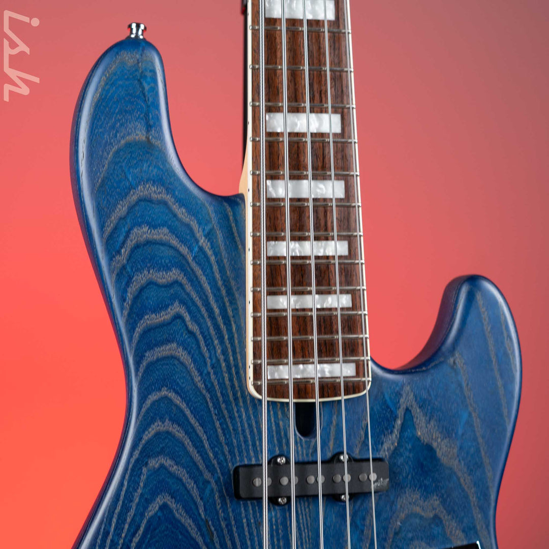 2015 Mayones Jabba 5 Custom Trans Blue