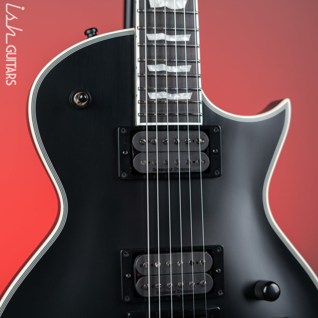ESP E-II Eclipse EverTune Electric Guitar Black Satin Demo