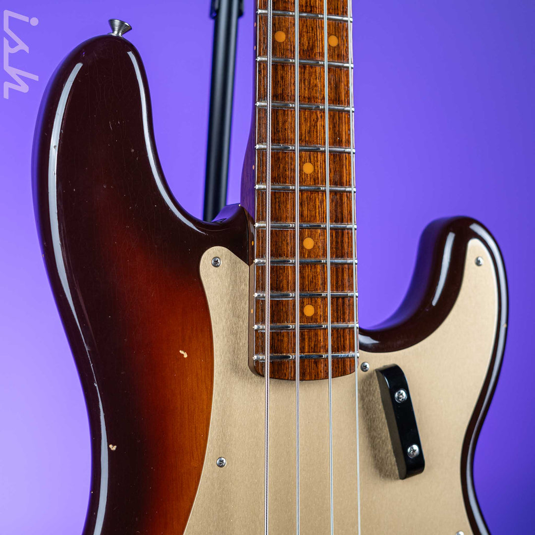2017 Fender Custom Shop Relic 1957 P Bass Journeyman 2-Tone Sunburst RW Neck