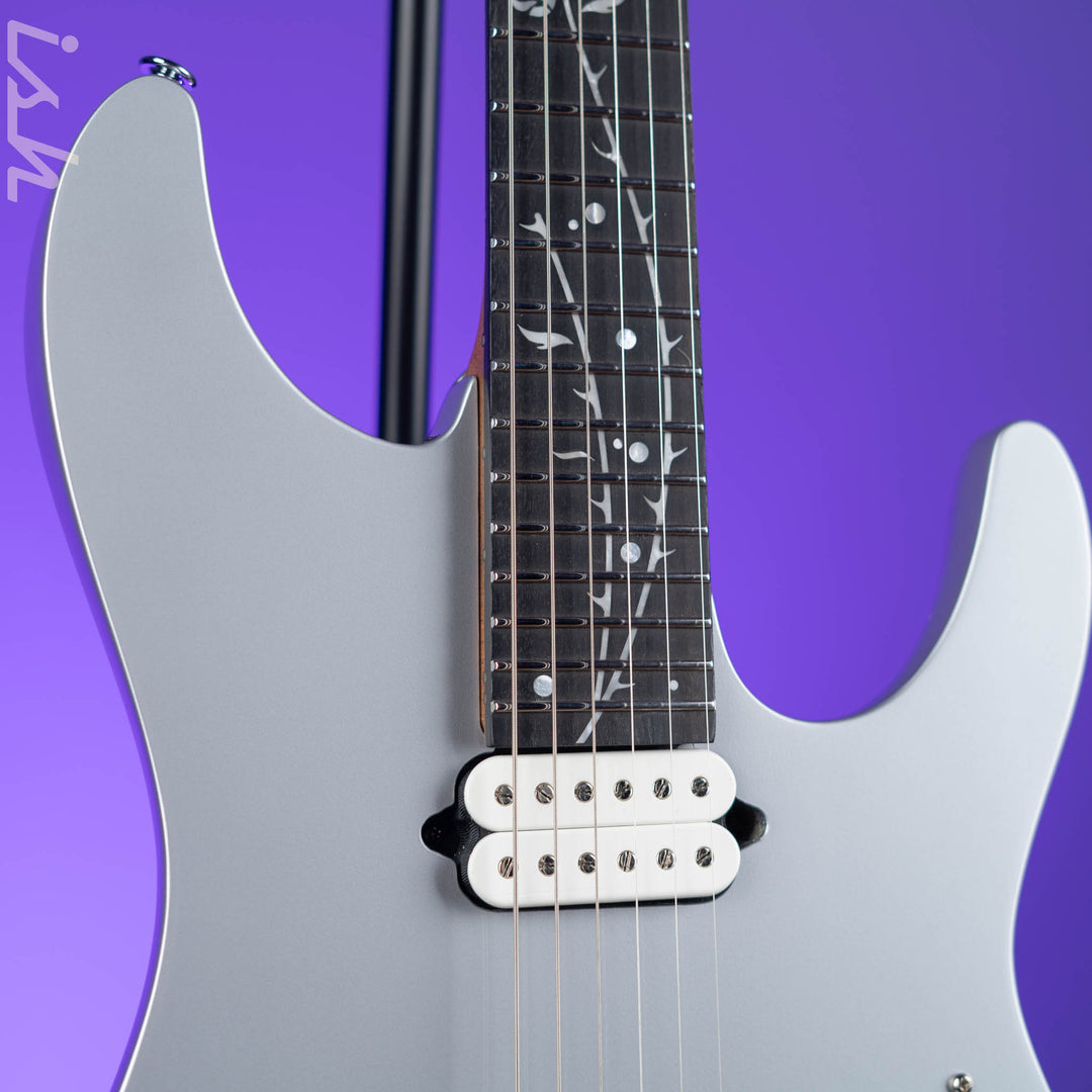 Ibanez Premium TOD10 Tim Henson Signature Electric Guitar Classic Silver Demo