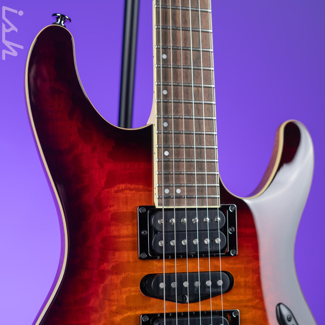 Ibanez Prestige S6570SK Electric Guitar Sunset Burst – Ish Guitars