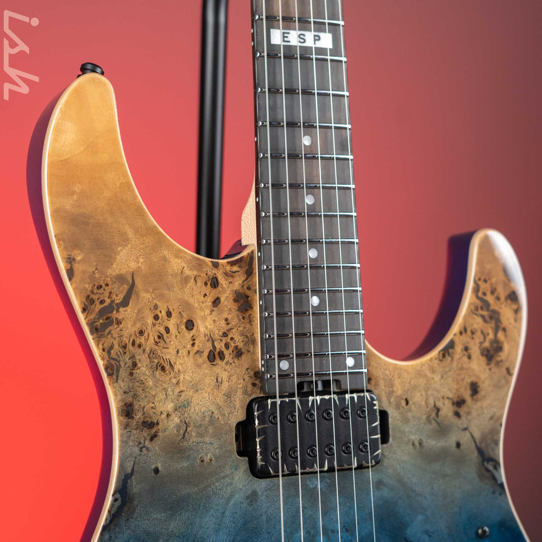 ESP E-II SN-II Blue Natural Fade Demo