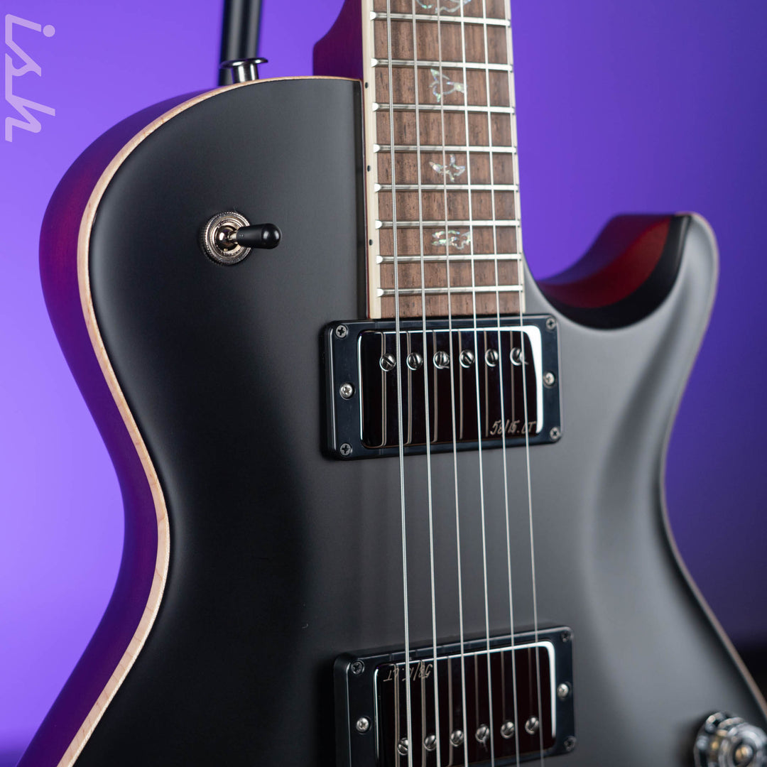 PRS McCarty 594 Singlecut Wood Library Brazilian Rosewood Fretboard Black Satin