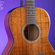 Takamine EF407 New Yorker Parlor Acoustic-Electric Guitar Natural