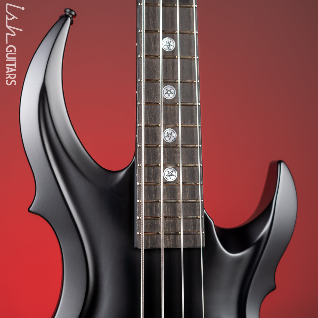 2022 ESP Guitars Tom Araya FRX Signature Bass MIJ Custom Shop Black Satin