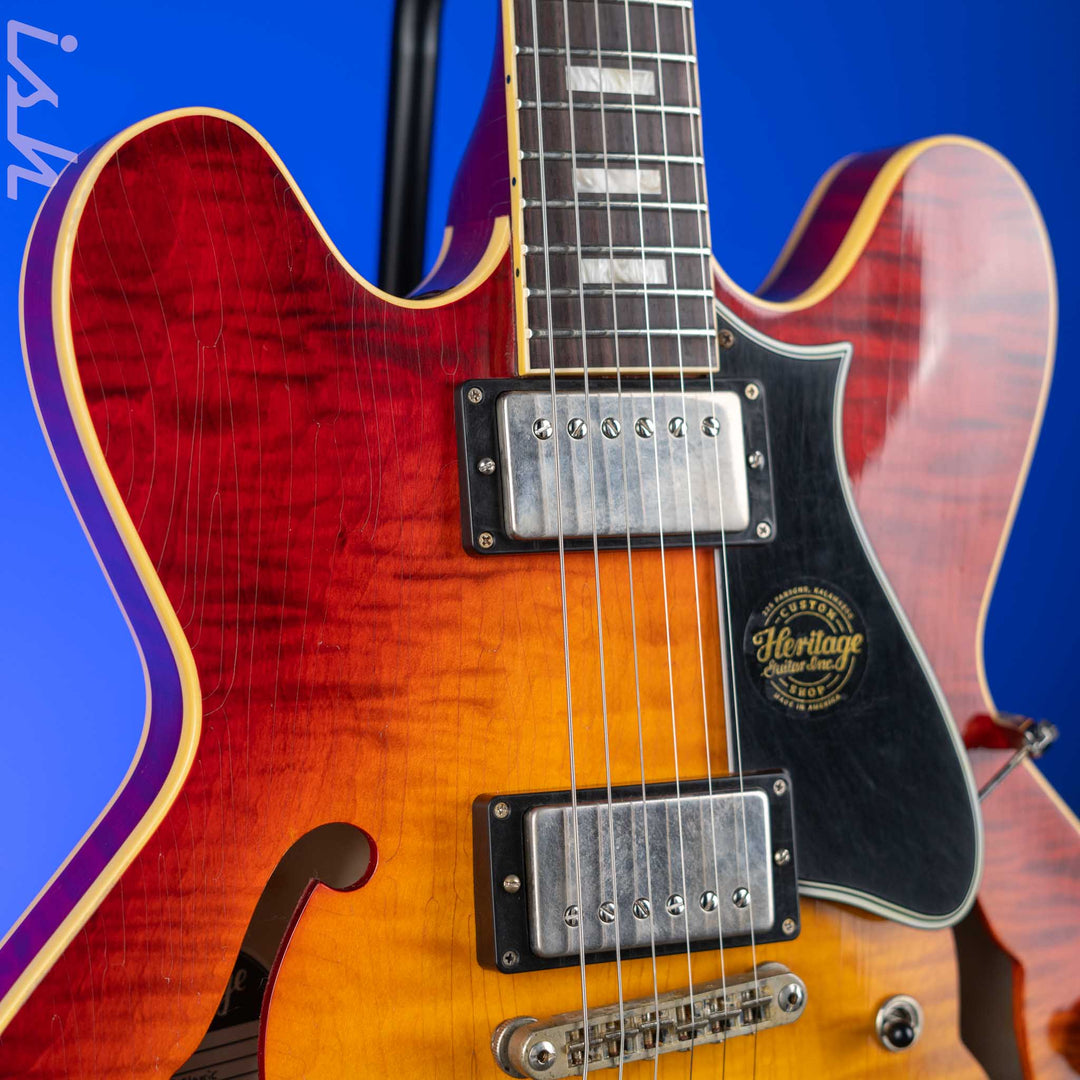 Heritage Custom Core Collection H-535 Artisan Aged Dark Cherry Sunburst Demo