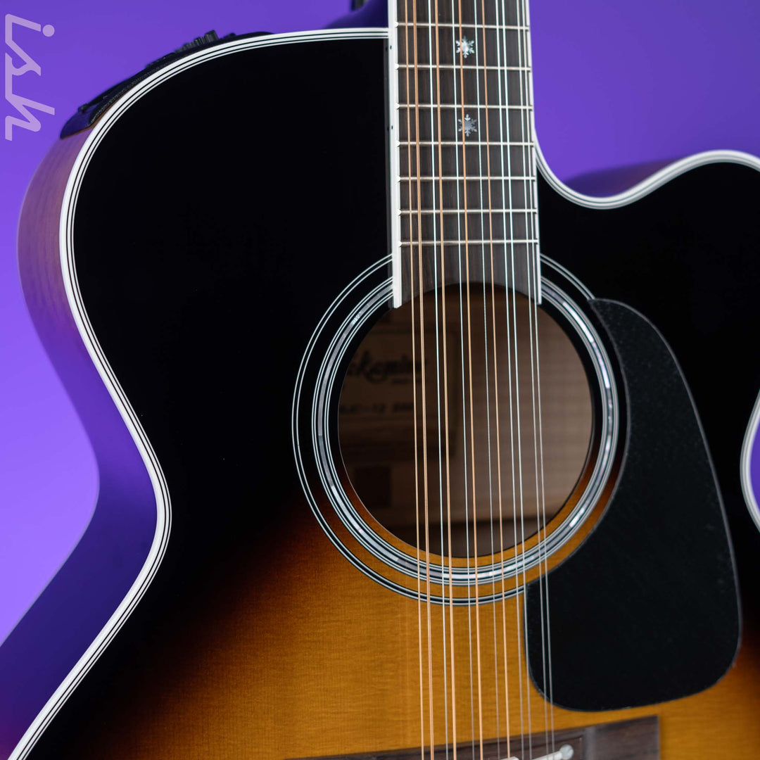 Takamine P6JC-12 Pro Series Jumbo 12-String Acoustic-Electric Brown Sunburst Gloss