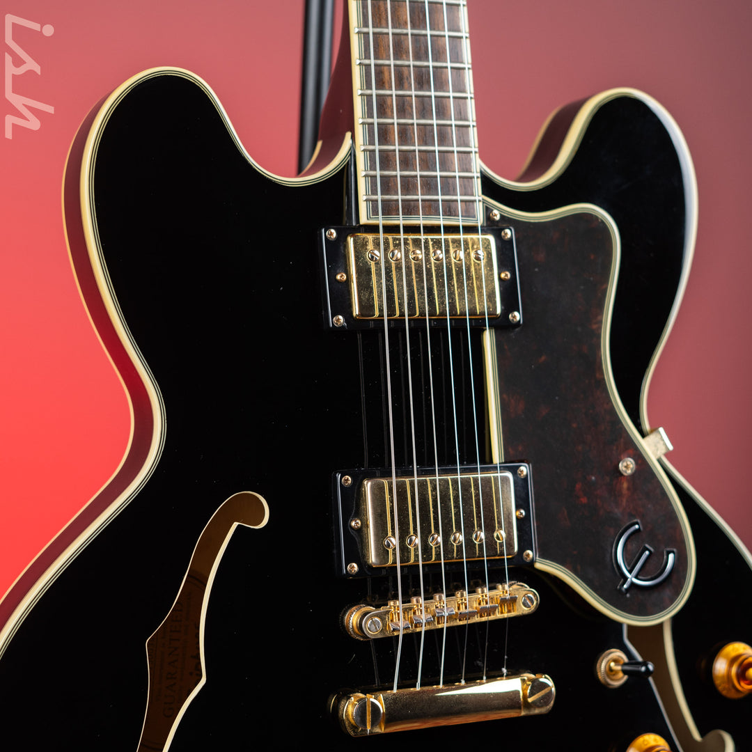 2013 Epiphone Sheraton II Ebony – Ish Guitars