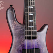 Spector USA NS-5XL 5-String Bass Purple Reverse Burst