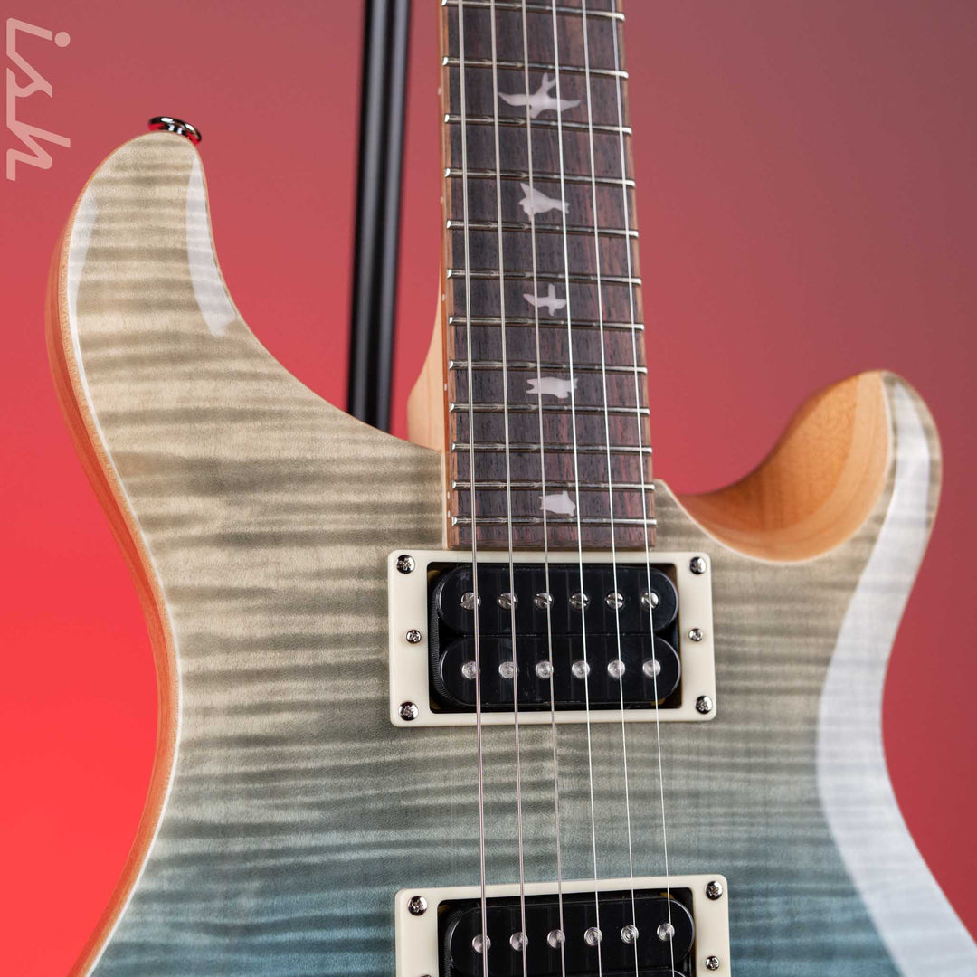 PRS SE Custom 24 Electric Guitar Blue Fade Demo