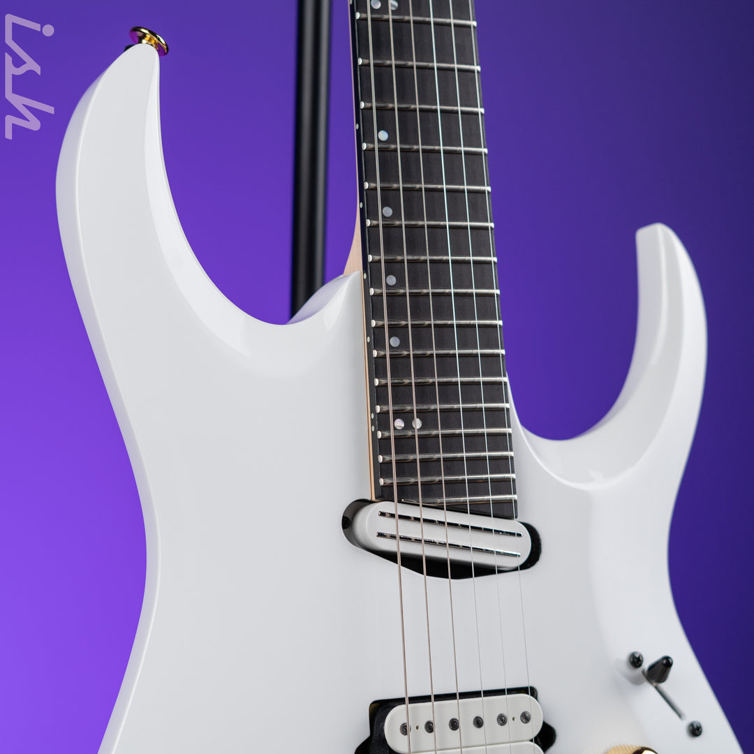 Ibanez Prestige RGA622XH Electric Guitar White Gloss Demo