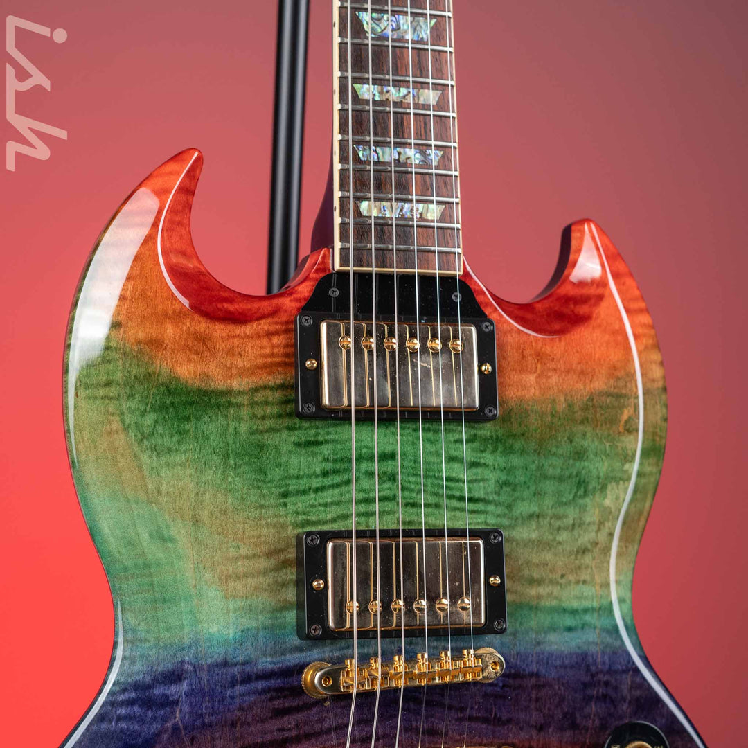 2017/2018 Gibson Custom Shop SG Elegant Flamed Maple Aurora Borealis