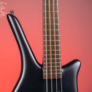 Ish x Warwick Dolphin SN TCS Custom Shop Endangered Species 4-String Bass Black Satin Wenge Fretboard Pre-Order
