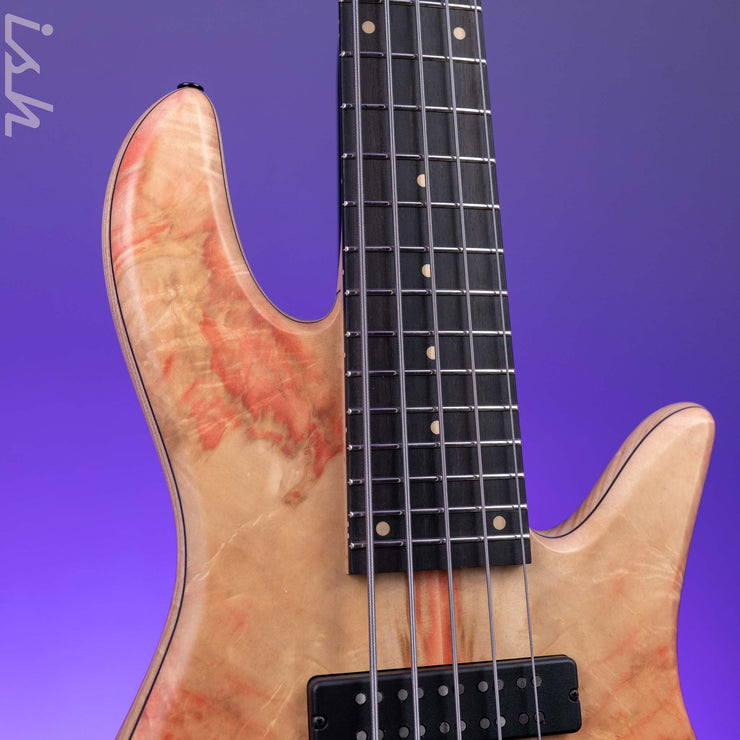 Fodera 40th Anniversary Emperor Deluxe 5-String Bass Natural Japanese Maple