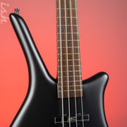Ish x Warwick Dolphin SN TCS Custom Shop Endangered Species 4-String Bass Black Satin Wenge Fretboard