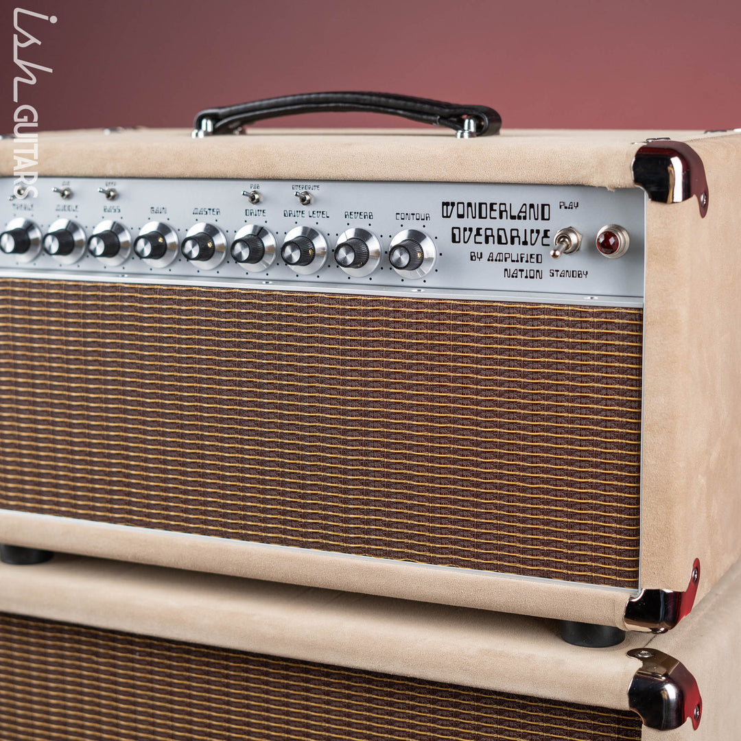 Wonderland Overdrive V2 by Amplified Nation &amp; AN-65 1x12 Speaker Cabinet Dogwood Suede