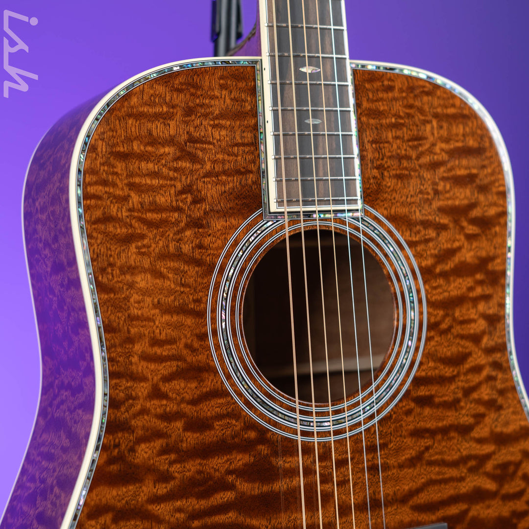 Martin D-42 Style Custom Shop - Quilted Pommele Sapele Premium Mahogany