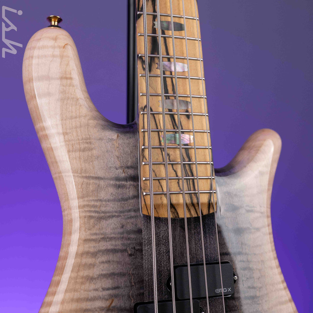 Spector USA NS-5XL 5-String Bass Super Faded Black Reverse Burst Demo