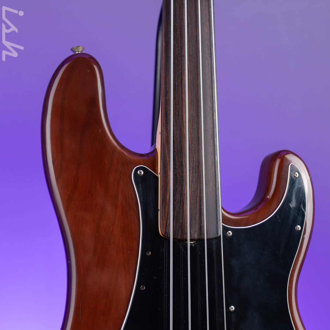 1976 Fender Fretless P Bass Mocha Brown