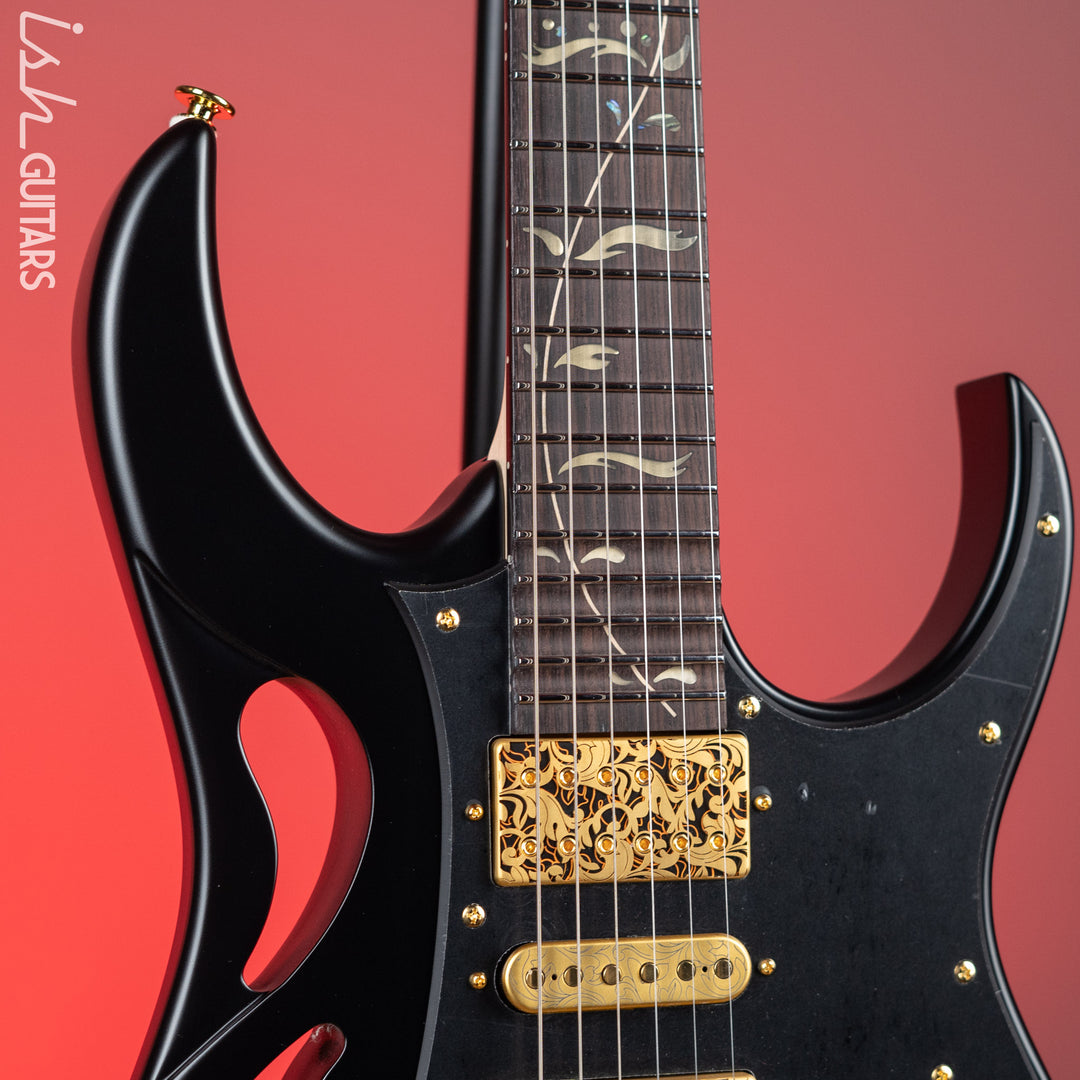 Ibanez PIA3761 Steve Vai Signature Onyx Black Demo