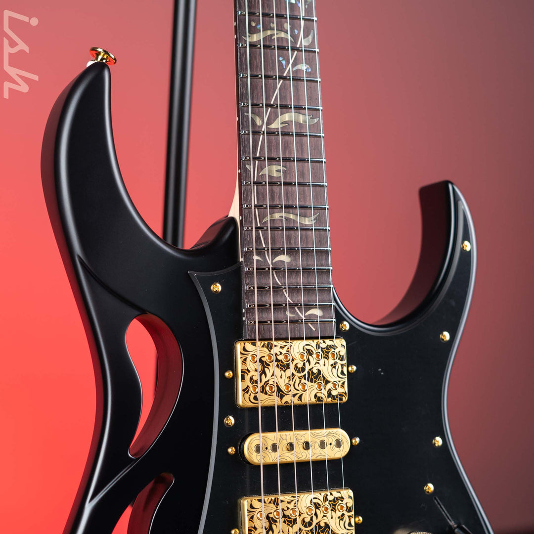 Ibanez PIA3761 Steve Vai Signature Electric Guitar Onyx Black
