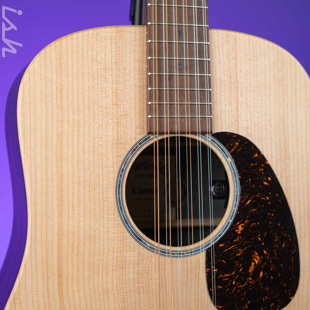 2023 Martin X-Series D-X2E 12-String Acoustic-Electric Guitar Natural