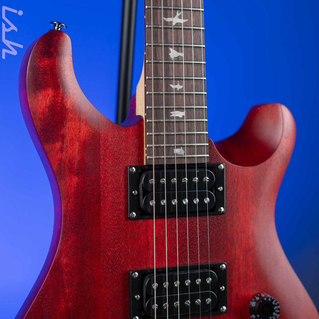 PRS SE CE 24 Standard Satin Electric Guitar Vintage Cherry