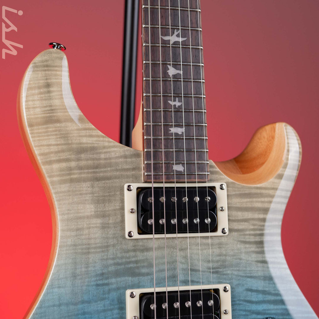 PRS SE Custom 24 Electric Guitar Blue Fade Demo