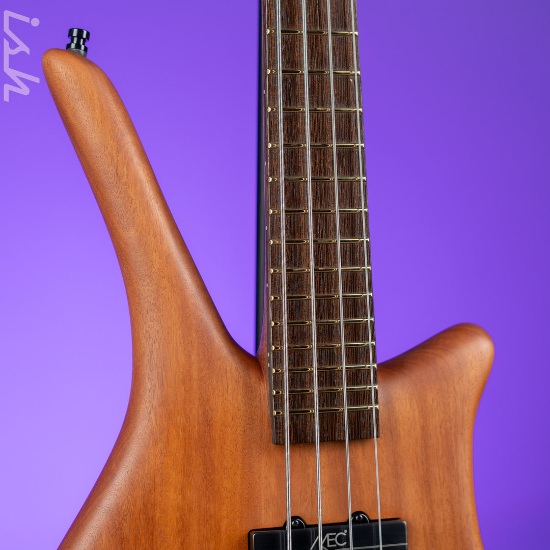 Ish x Warwick Dolphin SN TCS Custom Shop Endangered Species 4-String Bass Wenge Fretboard Demo